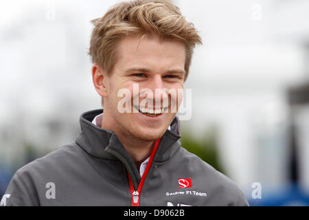 Montreal, Kanada. 6. Juni 2013. Motorsport: FIA Formula One World Championship 2013, Grand Prix von Kanada, #11 Nico Hülkenberg (GER, Sauber F1 Team), Credit: Dpa picture-Alliance/Alamy Live News Stockfoto