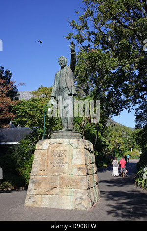 Cecil John Rhodes-statue Stockfoto