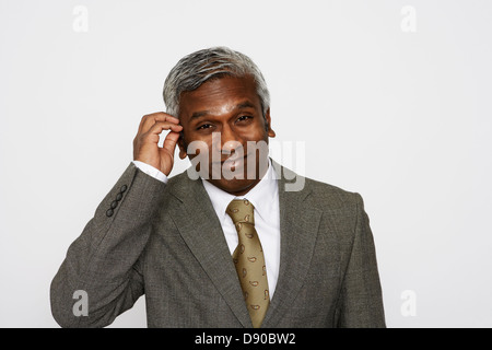Porträt von einem Mann mittleren Alters. Stockfoto