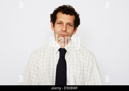 Porträt von einem Mann mittleren Alters. Stockfoto