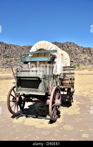 Fort Davis ist eine restaurierte Grenzposten stammt aus der Indianerkriege in Texas, USA Stockfoto