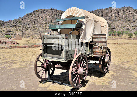 Fort Davis ist eine restaurierte Grenzposten stammt aus der Indianerkriege in Texas, USA Stockfoto