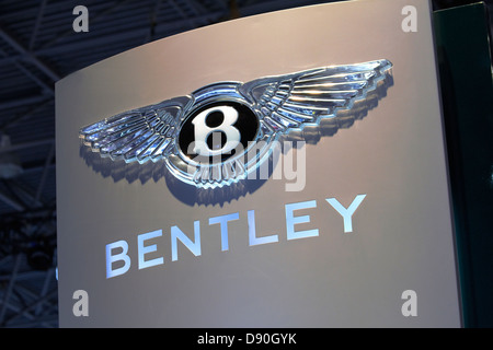 Bentley Automobile-logo Stockfoto