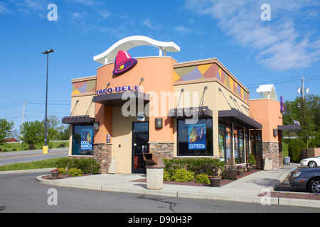 Taco Bell-Ladenzeile Stockfoto