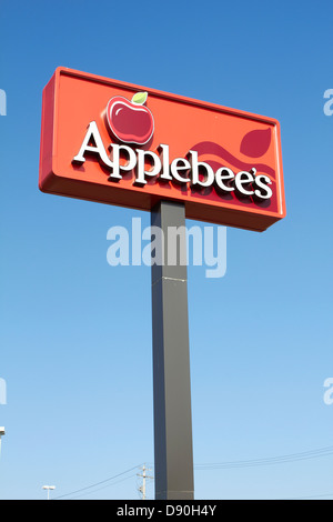 Applebee's-Zeichen Stockfoto
