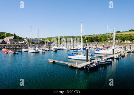 Glenarm Hafen Stockfoto