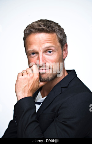 Studio-Porträt des Kaufmanns Stockfoto
