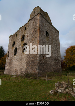 Newark Tower in der Nähe von Selkirk Stockfoto