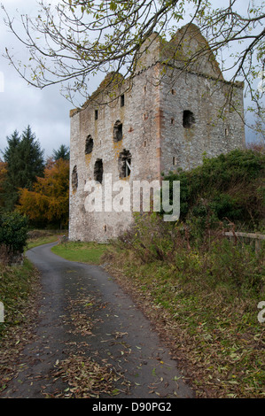 Newark Tower in der Nähe von Selkirk Stockfoto