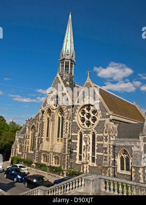 Ansicht der Harrow School Kapelle, Harrow, Middlesex, Greater London, England, Vereinigtes Königreich Stockfoto
