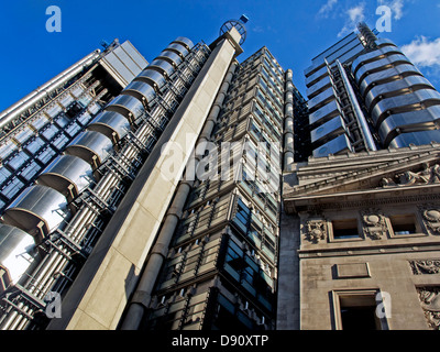 Das Lloyd Building, Heimat der Versicherungsträger Lloyd es Of London, Lime Street, City of London, England, Vereinigtes Königreich Stockfoto