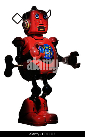 Ein Roboter. Stockfoto