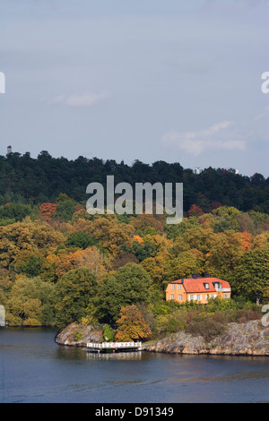 Djurgarden Stockholm, Schweden. Stockfoto