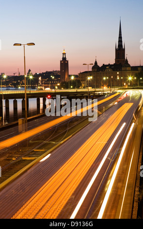 Untergrundbahn, Altstadt, Stockholm, Schweden. Stockfoto