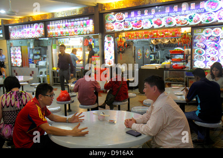 Singapur, Jalan Besar, Lavendel Food Center, Zentrum, Gericht, Asiaten Ethnische Einwanderer Minderheit, Küche, Essen, Restaurant Restaurants Essen din Stockfoto