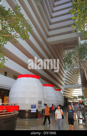 Singapore Marina Bay Sands, Hotel, Lobby, Atrium, Innenbereich, Sing130202151 Stockfoto