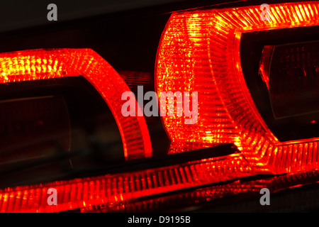 Detail des Audi R8 GT Spyder Rückleuchten. Stockfoto