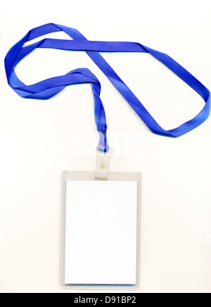 leere Anmeldeinformationen Stockfoto