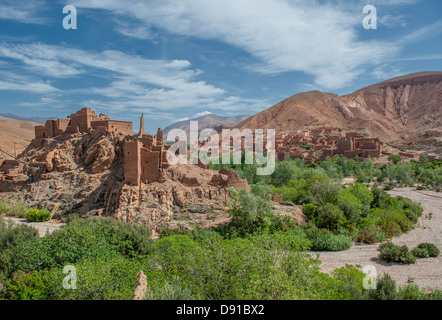 Berber Kasbah in Marokko Dades Schlucht Stockfoto