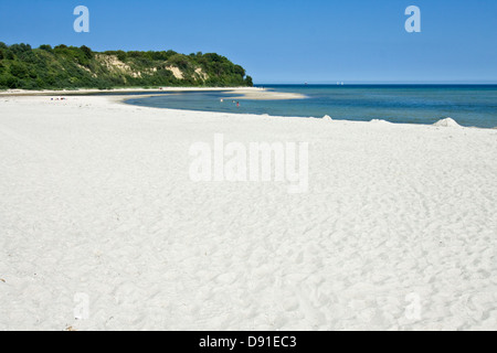 Strand in Lobbe Stockfoto