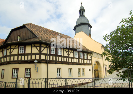 Ehemalige Kirche in Eisenach. Heute Pflegeheim. Stockfoto