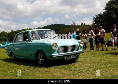 Boness auf Windermere, UK 8. Juni 'Hot Rod & Hills' Autos Tour Lake District in Bowness auf Windermere Kredit: Shoosmith Sammlung/Alamy Live News Stockfoto