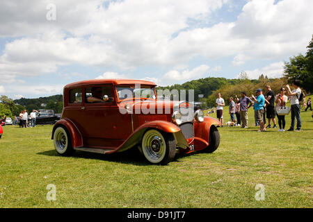 Boness auf Windermere, UK 8. Juni 'Hot Rod & Hills' Autos Tour Lake District in Bowness auf Windermere Kredit: Shoosmith Sammlung/Alamy Live News Stockfoto