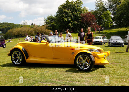 Boness auf Windermere, UK 8. Juni 'Hot Rod & Hills' Autos Tour Lake District in Bowness auf Windermere Kredit: Shoosmith Sammlung/Alamy Live News Stockfoto