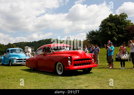 Boness auf Windermere, UK 8. Juni 'Hot Rod & Hills' Autos Tour Lake District in Bowness auf Windermere Kredit: Shoosmith Sammlung/Alamy Live News Stockfoto