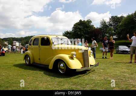 Boness auf Windermere, UK 8. Juni 'Hot Rod & Hills' Autos Tour Lake District in Bowness auf Windermere Kredit: Shoosmith Sammlung/Alamy Live News Stockfoto