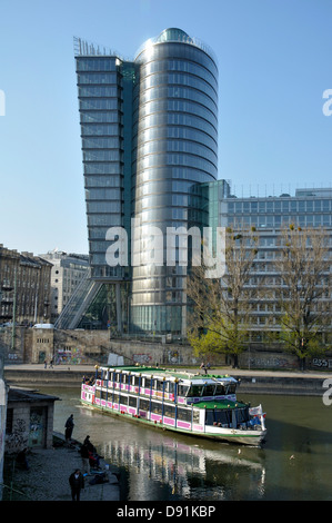 Donaukanal-Vienna Stockfoto