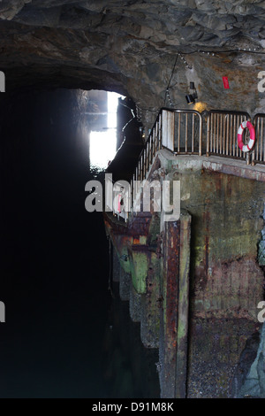 Siwei Tunnel. Kinmen Nationalpark, Lieyu, Kinmen County, Taiwan Stockfoto