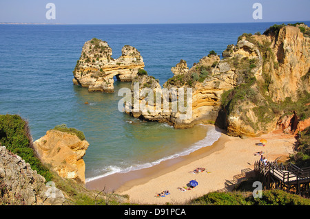 Praia do Camilo, Lagos, Bezirk Faro, Algarve, Portugal Stockfoto