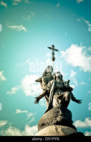 Christopher Columbus-Denkmal, Valladolid, Spanien Stockfoto