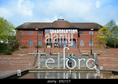 Telford County Gerichtsgebäude, Civic Square, Telford, Shropshire, England, Vereinigtes Königreich Stockfoto