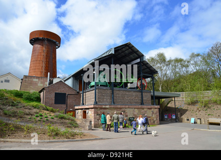 Eingang zum Blists Hill viktorianischen Stadt, Madeley, Telford, Shropshire, England, Vereinigtes Königreich Stockfoto