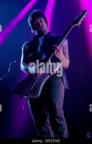 Assago Mailand Italien. 3. Juli 2012. Der All American Rejects tritt im Mediolanum Forum öffnen Blink 182 Stockfoto