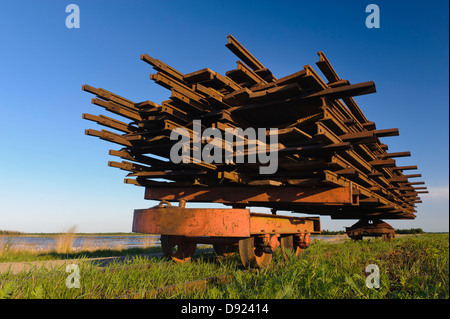 Torf, Torf, Torf, Torfabbau, Torfindustry, Torf Bergbau Stockfoto