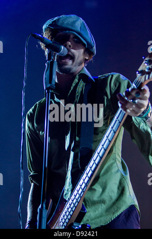 Assago Mailand Italien. 3. Juli 2012. Der All American Rejects tritt im Mediolanum Forum öffnen Blink 182 Stockfoto