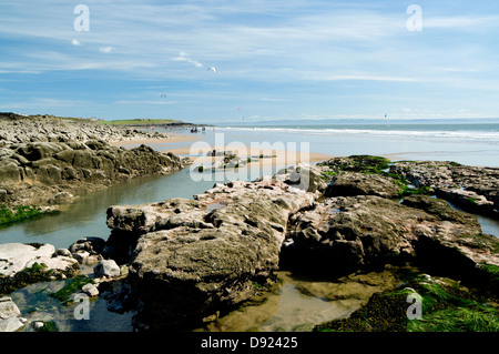 Rest Bucht Porthcawl Glamorgan Südwales Stockfoto