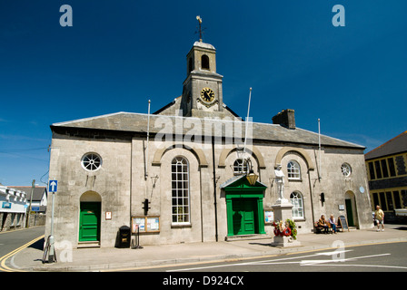 Das Rathaus, Cowbridge, Vale von Glamorgan, South Wales, UK. Stockfoto