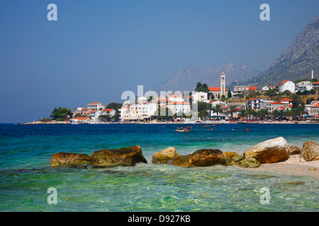 Gradac Stadt in Dalmatien, Kroatien Stockfoto