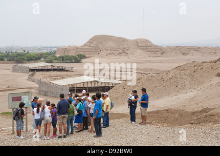 Huaca De La Luna, Trujillo, Peru Stockfoto