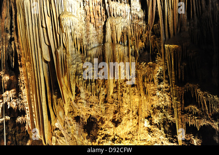 Schmelzstein JAMA Baredine Höhle, Porec, Istrien, Kroatien, Europa Stockfoto