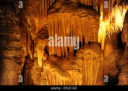 Schmelzstein JAMA Baredine Höhle, Porec, Istrien, Kroatien, Europa Stockfoto