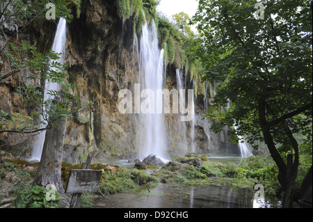 Nationalpark Plitvicer Seen, Lika-Senj, Kroatien, Europa Stockfoto