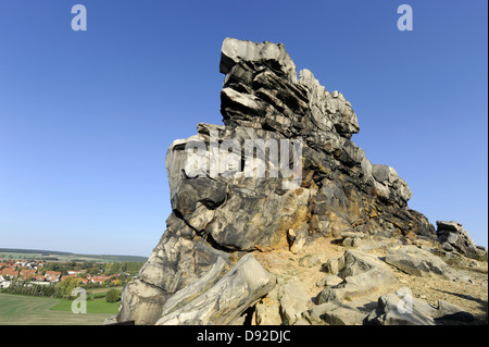 Teufelsmauer, Harz, Sachsen-Anhalt, Deutschland, 2011 Stockfoto