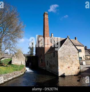 Untere Schlachtung Des Wasserrads Stockfoto