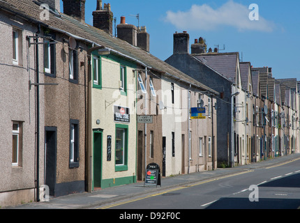 Main Street Cleator Dorf in West Cumbria, England UK Stockfoto