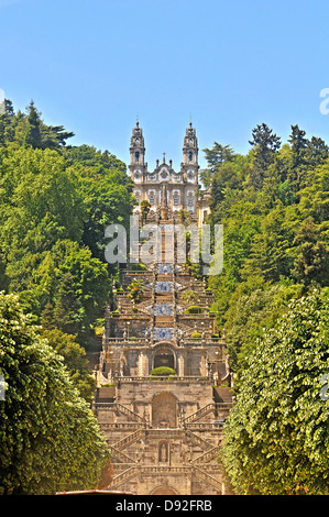 Santuario Nossa Senhora Dos Remédios Lamego Portugal Stockfoto